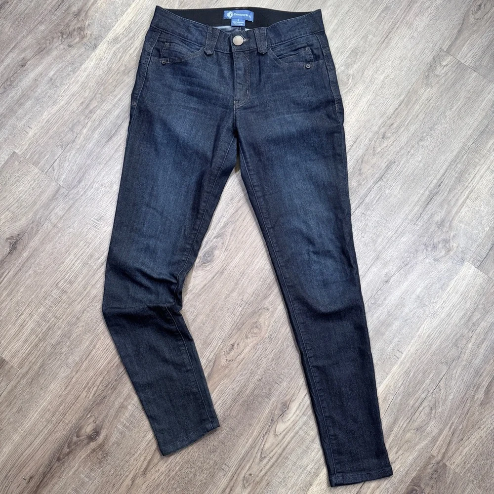 Democracy "Ab"Solution Dark Blue Jeans - Size 4 - Picture 1 of 12